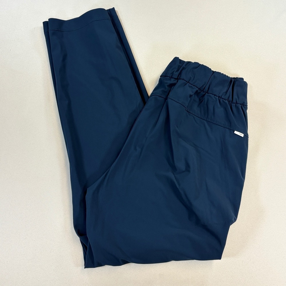 Vuori Miles Ankle Pants Womens Small Navy Blue Performance Travel Athleisure Gym